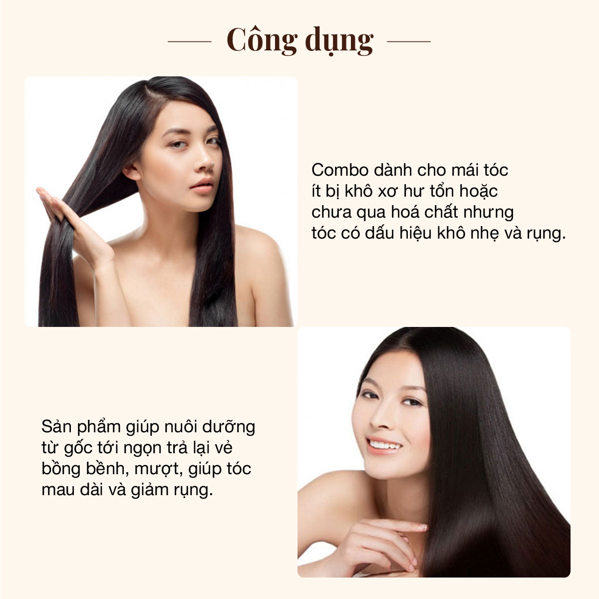 Combo trị rụng kích dài dành cho tóc chưa qua hóa chất - Image 3