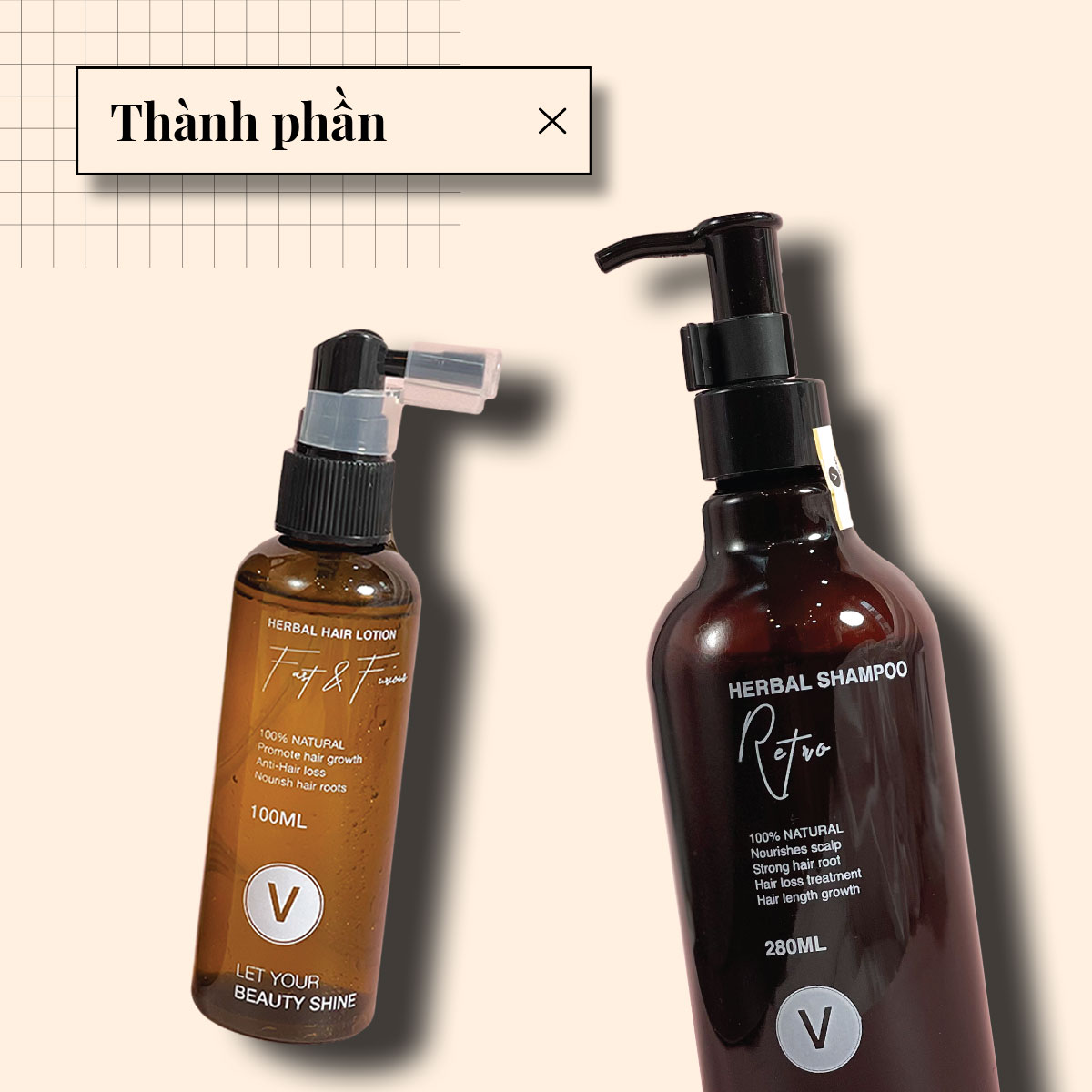 Combo trị rụng kích mọc
