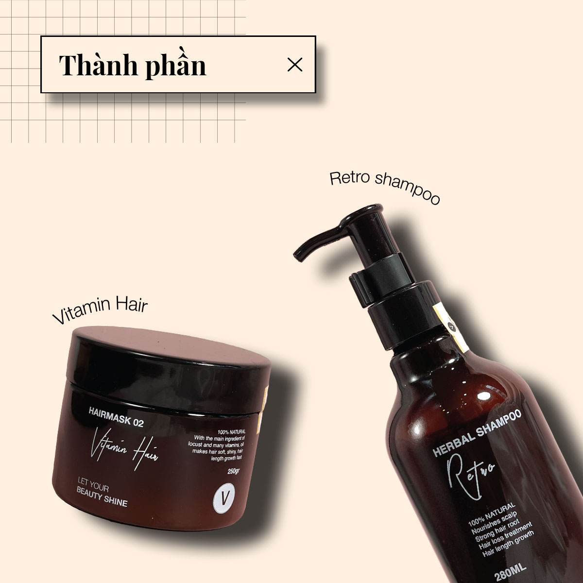 Combo trị rụng kích dài dành cho tóc chưa qua hóa chất