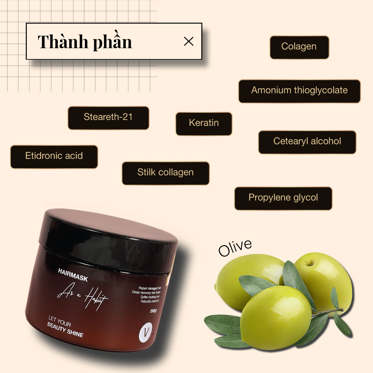 Ủ tóc phục hồi As a habit