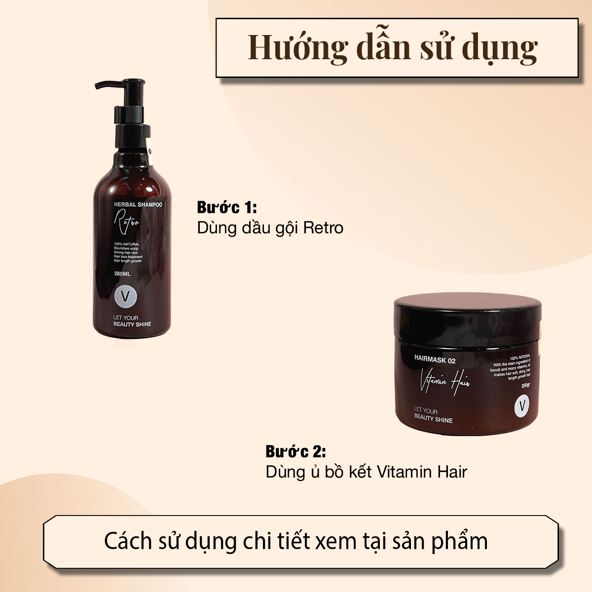 Combo trị rụng kích dài dành cho tóc chưa qua hóa chất - Image 4