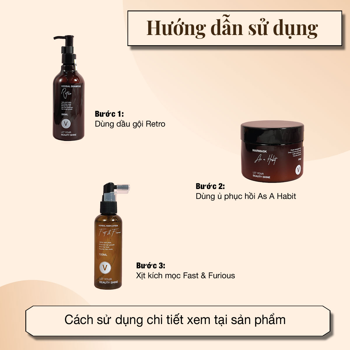 Combo dưỡng trị rụng phục hồi kích mọc - Image 4