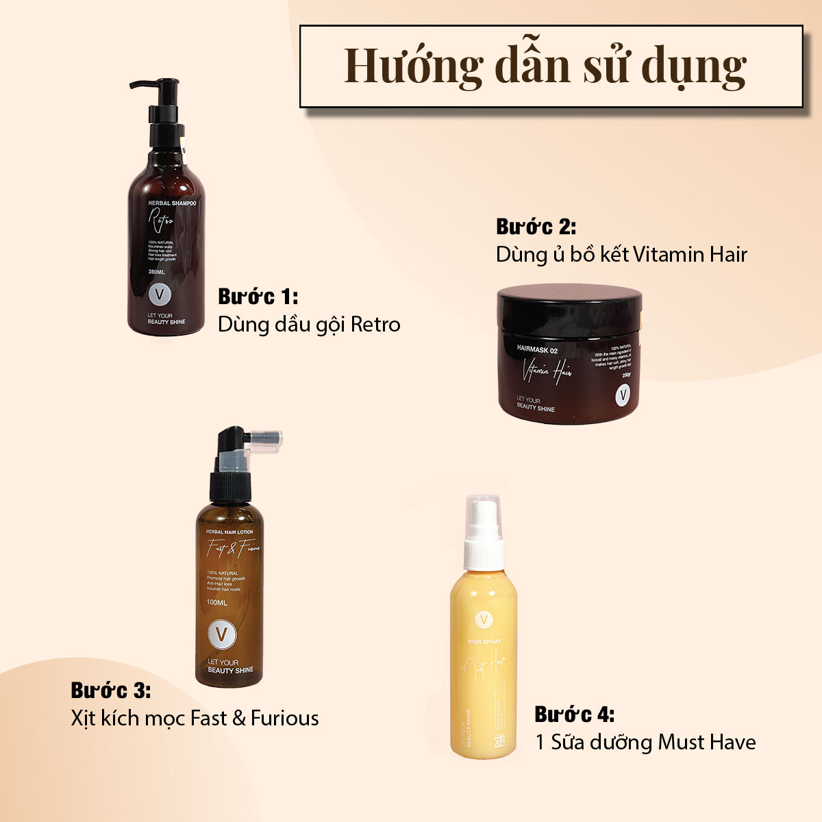 Combo dưỡng phục hồi trị rụng chuyên sâu phủ bóng tóc - Image 4