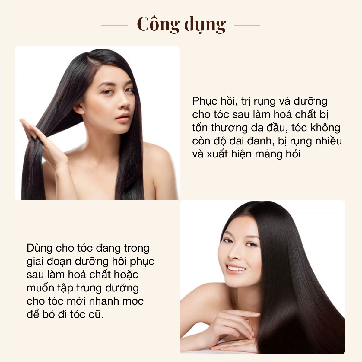 Combo dưỡng phục hồi trị rụng chuyên sâu