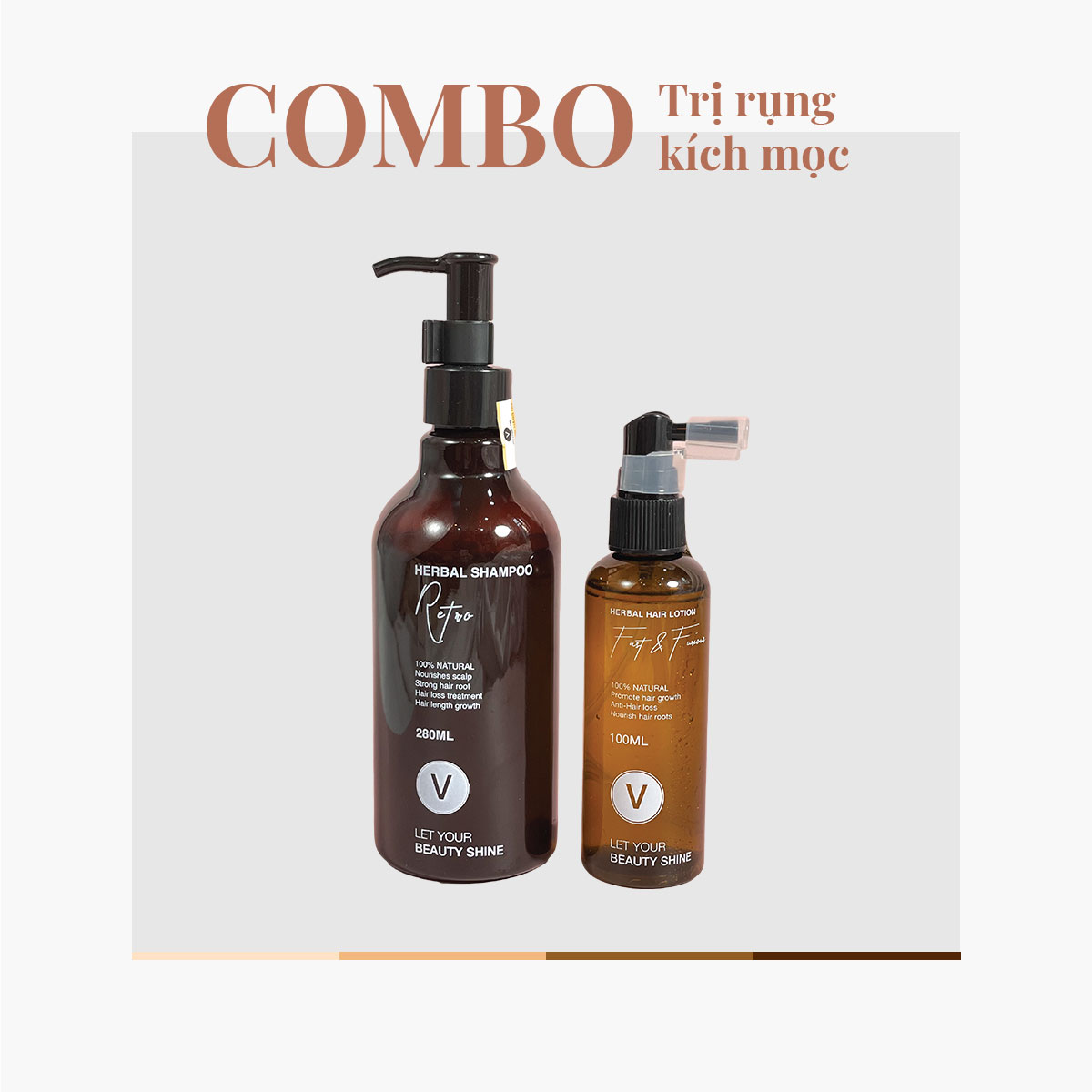 Combo trị rụng kích mọc