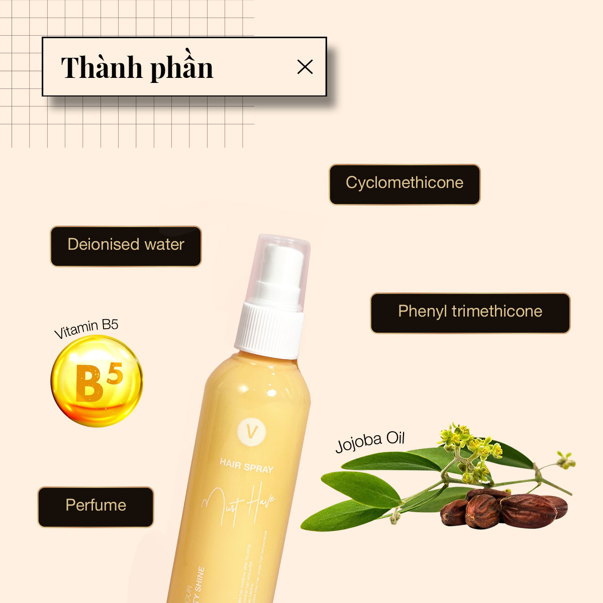 Sữa Dưỡng Must Have dành cho tóc đen